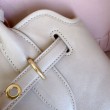 Borse tote Miu Miu Adventure nappa 5BA292 Bianca