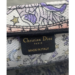Dior Fortunato Media Dior Book Tote Dior Night of Dreams motif Bianco