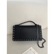 Portafoglio con catena Valentino Garavani Rockstud Nero