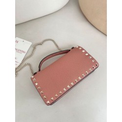 Pari all'originale replica Portafoglio con catena Valentino Garavani Rockstud Rosa