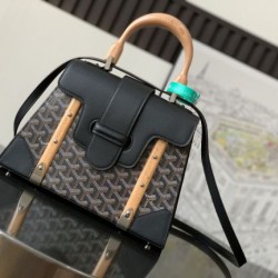 Replica qualità specchio Borse  Alta Qualità a mano strutturata Goyard Saigon PM Nero