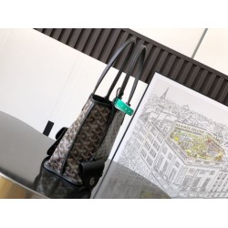 Borse Replica tote Goyard Anjou Saint Louis Mini tela goyardine/pelle di vitello nera Borse Replica tote Goyard Anjou Saint Louis Mini tela goyardine/pelle di vitello nera
