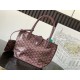 Replica Qualità superiore replica tote Goyard Anjou Saint Louis Mini tela goyardine/pelle di vitello Borgogna Imitazioni Replica qualità specchio Qualità superiore replica tote Goyard Anjou Saint Louis Mini tela goyardine/pelle di vitello Borgogna