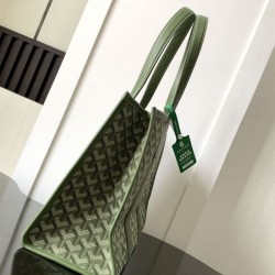 Replica di lusso Borse tote Goyard Villette Jacquard tela Verde Imitazioni Cloni Borse Replica tote Goyard Villette Jacquard tela Verde firmate