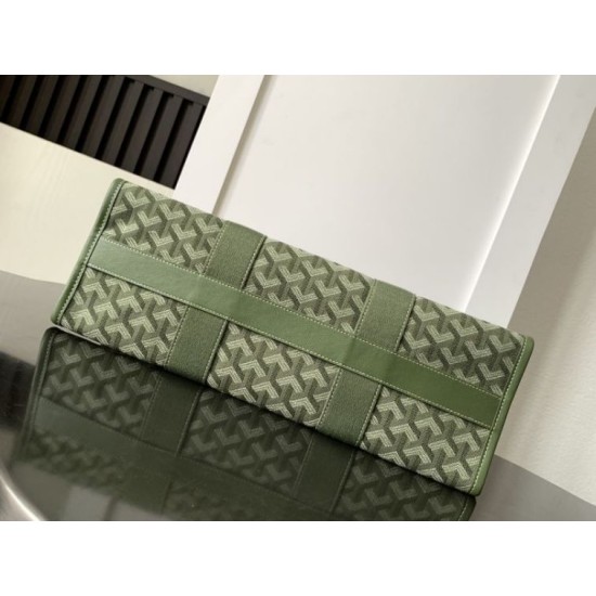 Replica di lusso Borse tote Goyard Villette Jacquard tela Verde Imitazioni Cloni Borse Replica tote Goyard Villette Jacquard tela Verde firmate