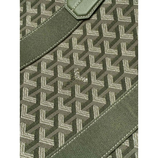 Replica di lusso Borse tote Goyard Villette Jacquard tela Verde Imitazioni Cloni Borse Replica tote Goyard Villette Jacquard tela Verde firmate