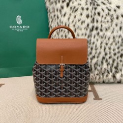 Cloni Zaino Goyard Alpin Mini Tela Goyardine marrone firmate