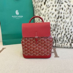 Cloni Zaino Goyard Alpin Mini Tela Goyardine rossa firmate