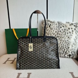 Cloni Borsa tote Goyard Hardy PM tela goyardine Nero firmate