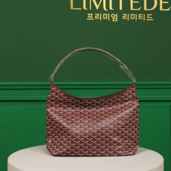 Replica di lusso Borsa Hobo Goyardine Boheme Borgogna Imitazioni Cloni Borsa Hobo Goyardine Boheme Borgogna firmate