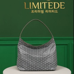 Replica di lusso Borsa Hobo Goyardine Boheme grigia Imitazioni Cloni Borsa Hobo Goyardine Boheme grigia firmate