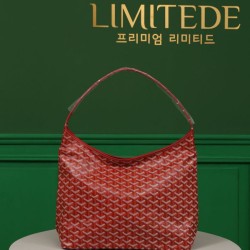 Replica di lusso Borsa Hobo Goyardine Boheme Rosso Imitazioni Cloni Borsa Hobo Goyardine Boheme Rosso firmate