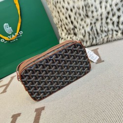 Replica di lusso Borse Alta Qualità Goyard Cap-Vert PM Tela Goyardine marrone Imitazioni Cloni Borse Replica Alta Qualità Goyard Cap-Vert PM Tela Goyardine marrone firmate