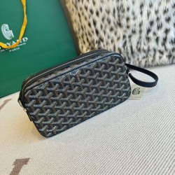 Replica di lusso Borsa Goyard Cap-Vert PM Tela Goyardine Nero Imitazioni Cloni Borsa Goyard Cap-Vert PM Tela Goyardine Nero firmate