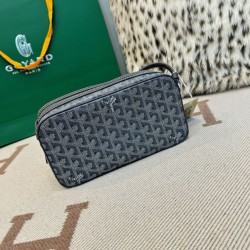 Replica di lusso Borsa Goyard Cap-Vert PM Tela Goyardine grigia Imitazioni Cloni Borsa Goyard Cap-Vert PM Tela Goyardine grigia firmate