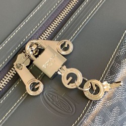 Replica di lusso Borsa da viaggio Goyard Boeing 55 Nero Imitazioni Cloni Borsa da viaggio Goyard Boeing 55 Nero firmate