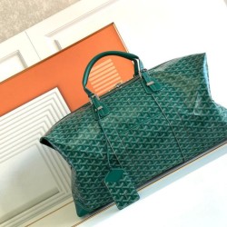 Replica di lusso Borsa da viaggio Goyard Boeing 55 verde Imitazioni Cloni Borsa da viaggio Goyard Boeing 55 verde firmate