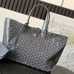 Cloni Borse tote Goyard Saint Louis PM/GM Spalmata Goyardine Grigio firmate