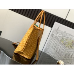 Borse tote Goyard Saint Louis PM/GM Spalmata Goyardine Giallo