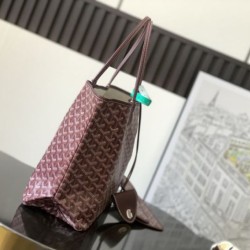 Replica di lusso Borse tote Goyard Saint Louis PM/GM Spalmata Goyardine bordeaux Imitazioni Cloni Borse tote Goyard Saint Louis PM/GM Spalmata Goyardine bordeaux firmate