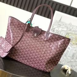 Cloni Borse tote Goyard Saint Louis PM/GM Spalmata Goyardine bordeaux firmate
