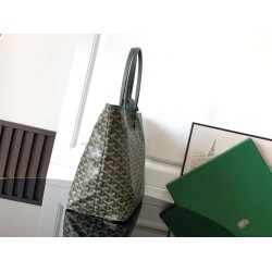 Borse tote Goyard Saint Louis PM/GM Spalmata Goyardine verde Borse tote Goyard Saint Louis PM/GM Spalmata Goyardine verde