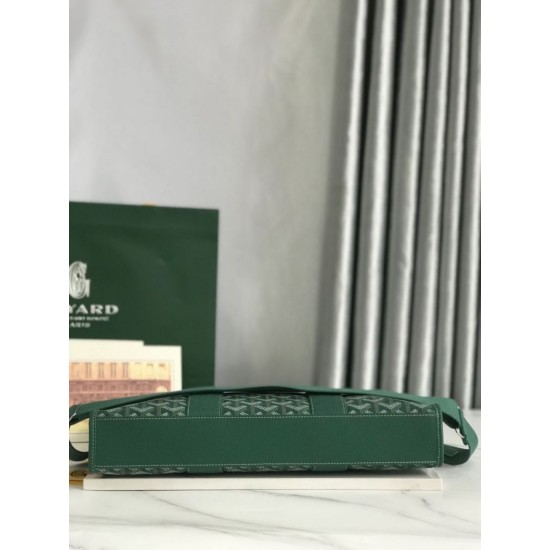 Cloni Borse portadocumenti Goyard Morvan PM Verde firmate