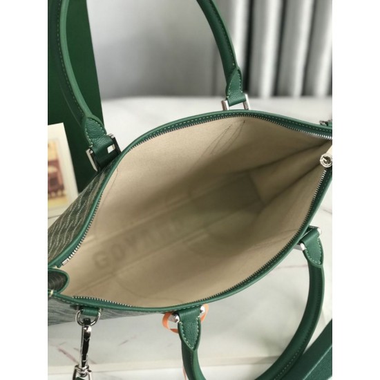 Cloni Borse portadocumenti Goyard Morvan PM Verde firmate