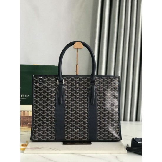 Replica di lusso Borse portadocumenti Goyard Morvan PM Nero Imitazioni Cloni Borse portadocumenti Goyard Morvan PM Nero firmate