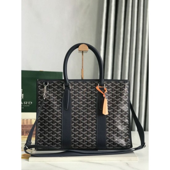Replica di lusso Borse portadocumenti Goyard Morvan PM Nero Imitazioni Cloni Borse portadocumenti Goyard Morvan PM Nero firmate