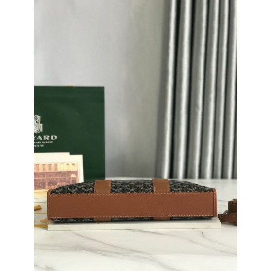 Cloni Borse portadocumenti Goyard Morvan PM marrone firmate