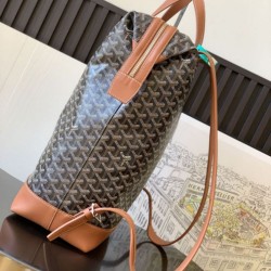 Replica di lusso Zaino Goyard Cisalpin Goyardine marrone Imitazioni Cloni Zaino Goyard Cisalpin Goyardine marrone firmate