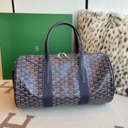 Cloni Borse Firmate Replica sportiva classica Goyard Barrel 40 Nero firmate