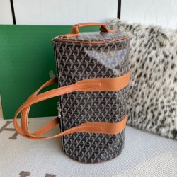 Replica di lusso Borse Alta Qualità sportiva classica Goyard Barrel 40 marrone Imitazioni Cloni Borse Replica Alta Qualità sportiva classica Goyard Barrel 40 marrone firmate