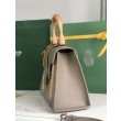 Borsa a mano Goyard Goyardine Saigon PM grigia
