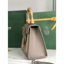 Borsa a mano Goyard Goyardine Saigon PM grigia