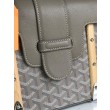 Borsa a mano Goyard Goyardine Saigon PM grigia