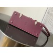 Borsa a mano strutturata Goyard Saigon PM bordeaux