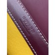 Borsa a mano strutturata Goyard Saigon PM bordeaux