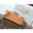Borsa a mano strutturata Goyard Saigon PM marrone