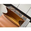 Borsa a mano strutturata Goyard Saigon PM marrone
