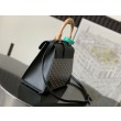Borse Replica Alta Qualità a mano strutturata Goyard Saigon PM Nero