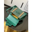 Borsa a mano strutturata Goyard Saigon PM Verde