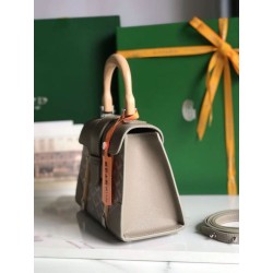 Borse Replica Alta Qualità Goyard Saigon Structure Nano grigia