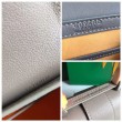 Borse Replica Alta Qualità Goyard Saigon Structure Nano grigia