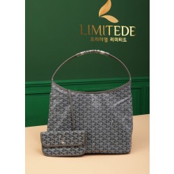 Borsa Hobo Goyardine Boheme grigia