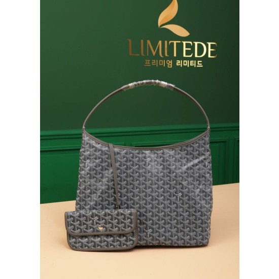 Borsa Hobo Goyardine Boheme grigia