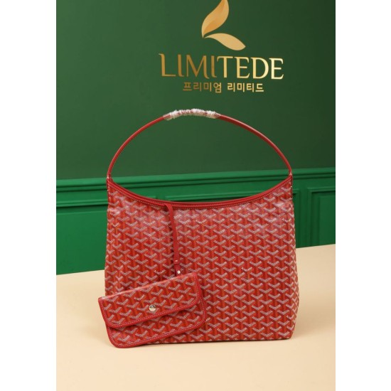 Borsa Hobo Goyardine Boheme Rosso