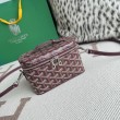 Borsa per il trucco Goyard Nano Muse Vanity Bordeaux
