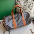 Borse Replica Alta Qualità sportiva classica Goyard Barrel 40 marrone